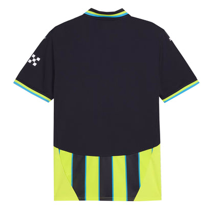 PUMA Men's Manchester City 2024/25 Away Jersey Yellow Glow/Navy