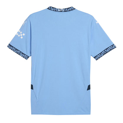 PUMA Men's Manchester City Home 2024/25 Jersey Light Blue/Marine Blue