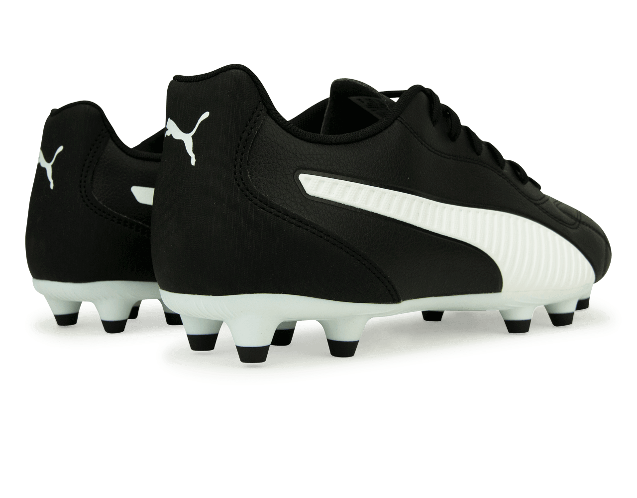 PUMA Men's Monarch II FG/AG Black/White