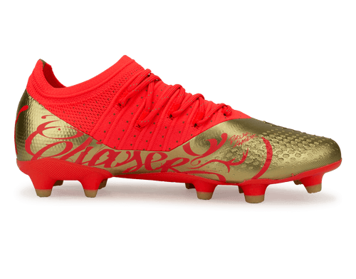 PUMA Men's Neymar Jr Future 2.4 FG/AG Fiery Coral Gold
