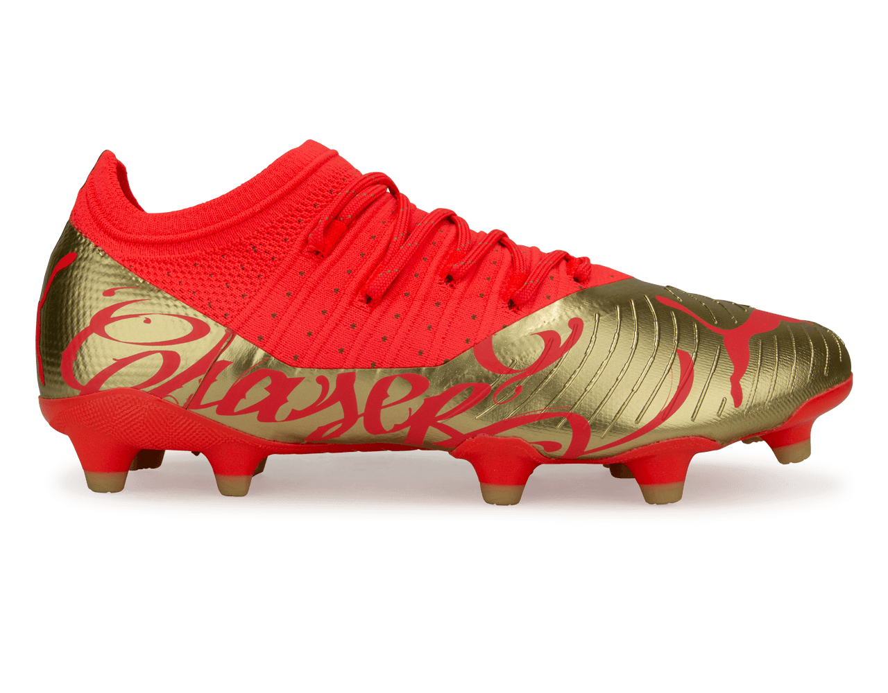 PUMA Men's Neymar Jr Future 2.4 FG/AG Fiery Coral Gold