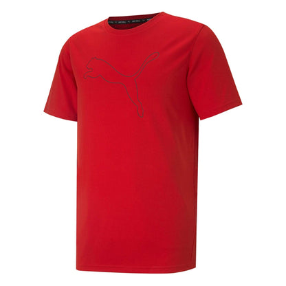PUMA Men's Performance Cat Tee Red/Black