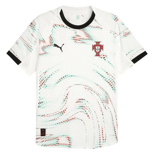 PUMA Men's Portugal 2025/26 Authentic Away Jersey White/Green/Red
