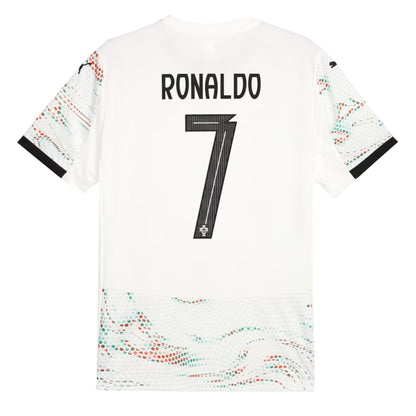 PUMA Men's Portugal 2025/26 Away Jersey w/ Ronaldo # 7 Printing