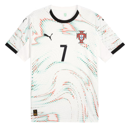 PUMA Men's Portugal 2025/26 Away Jersey w/ Ronaldo # 7 Printing