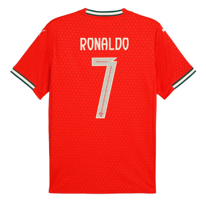 PUMA Men's Portugal 2025/26 Home Jersey w/ Ronaldo #7 Printing