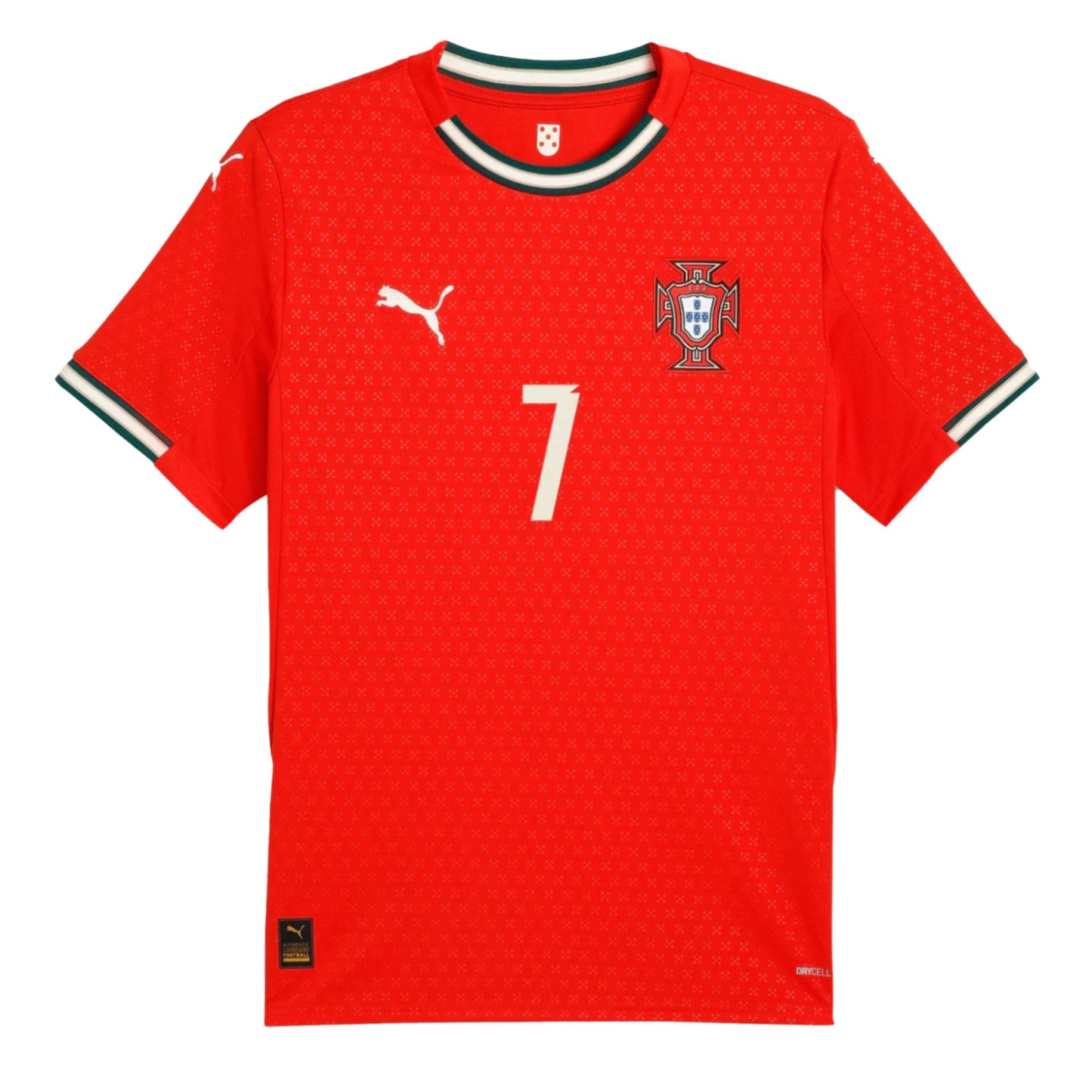 PUMA Men's Portugal 2025/26 Home Jersey w/ Ronaldo #7 Printing