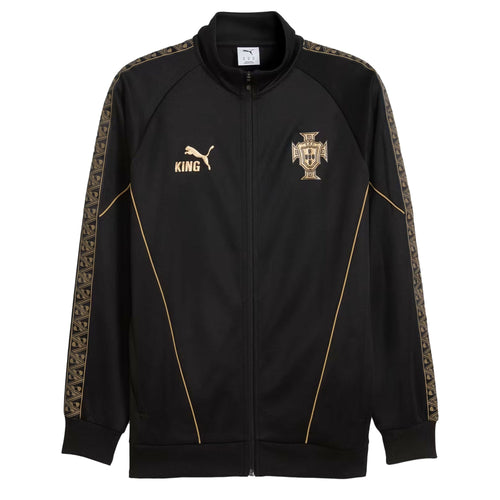 PUMA Men's Portugal 2026 Special Edition Anthem Jacket Black/Gold