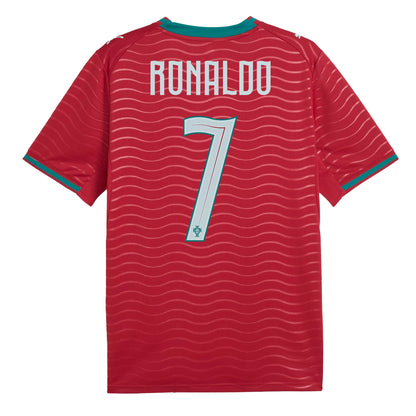 PUMA Men's Portugal World Cup 2026 Home Jersey w/ Ronaldo #7 Printing