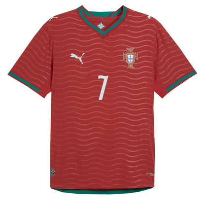PUMA Men's Portugal World Cup 2026 Authentic Home Jersey w/ Ronaldo #7 Printing