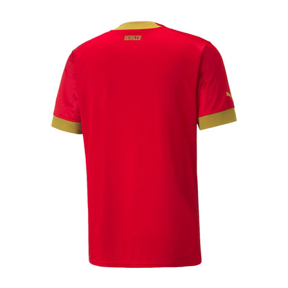PUMA Men's Serbia 2022/23 Home Jersey Red/Gold