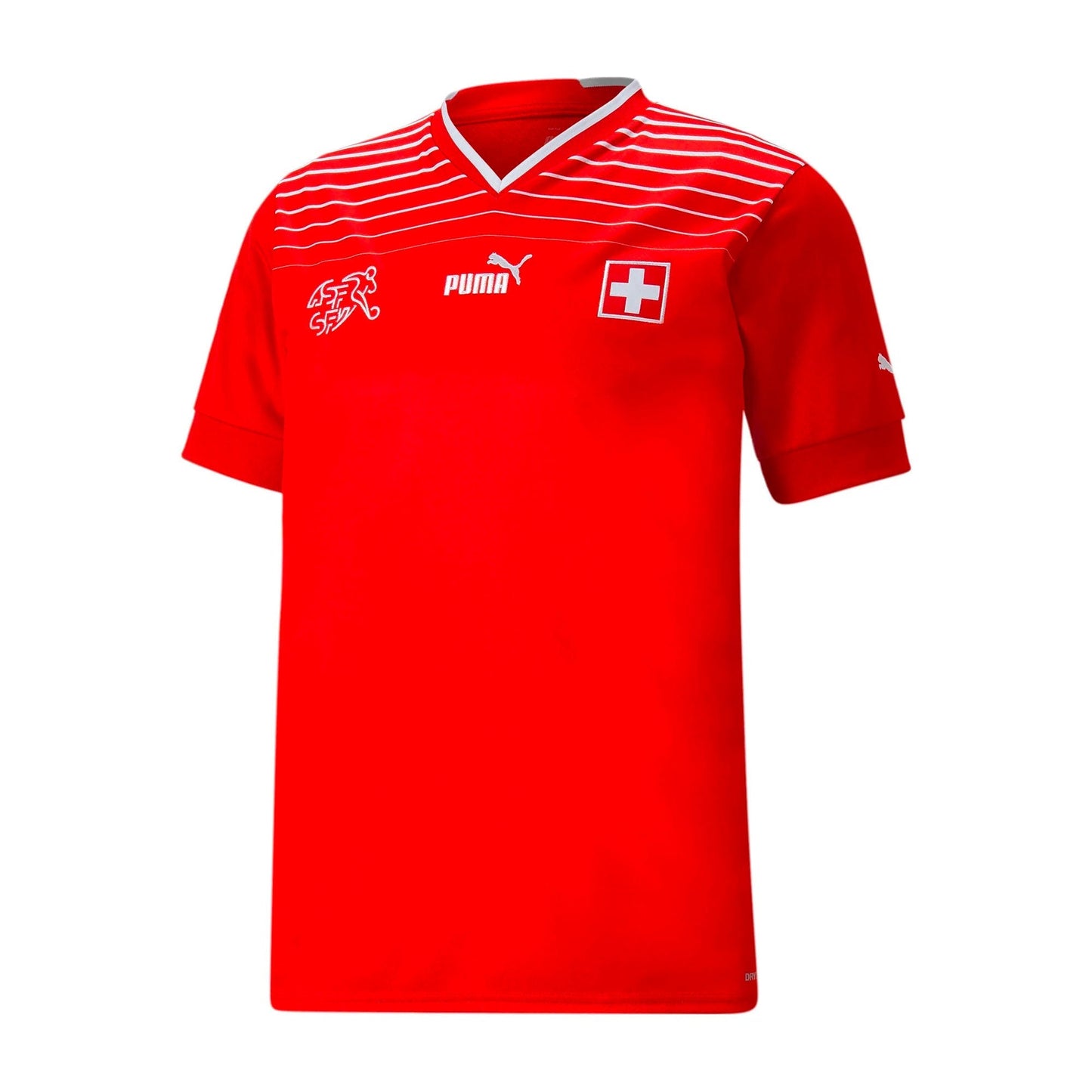 PUMA Men's Switzerland 2022/23 Home Jersey Red/White