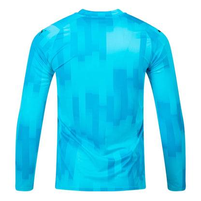 PUMA Men's Team Target Goalkeeper Long Sleeve Jersey Bright Aqua/Black