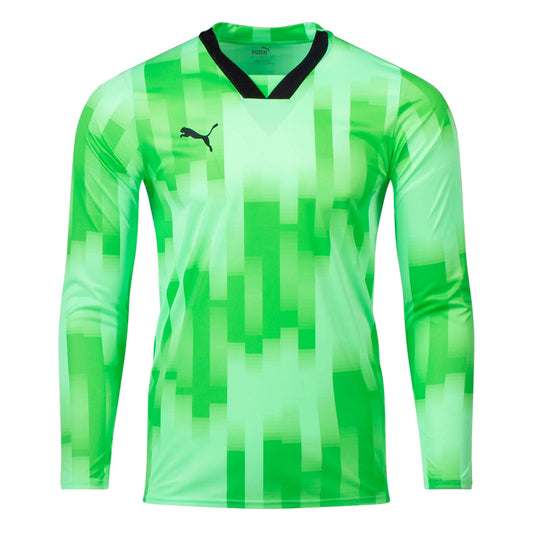 PUMA Men's Team Target Goalkeeper Long Sleeve Jersey Fizzy Lime/Black