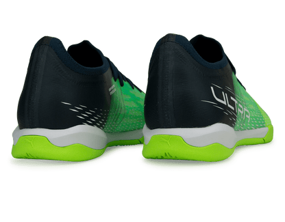 PUMA Men's Ultra 3.3 IT Indoor Soccer Shoes Green/Black