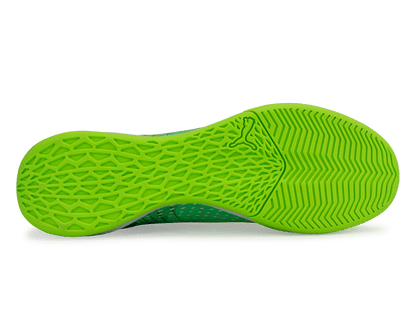 PUMA Men's Ultra 3.3 IT Indoor Soccer Shoes Green/Black