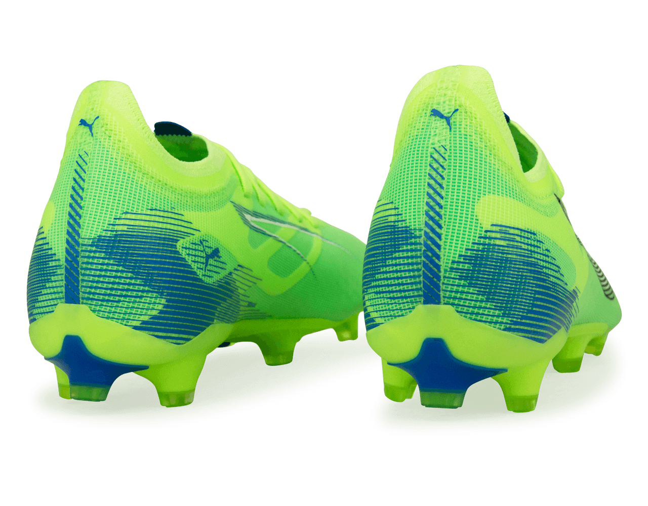 PUMA Men's Ultra 5 Match FG/AG Fizzy Apple/Puma White