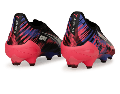 PUMA Men's Ultra 5 Ultimate F1 FG Black/Sunset Glow