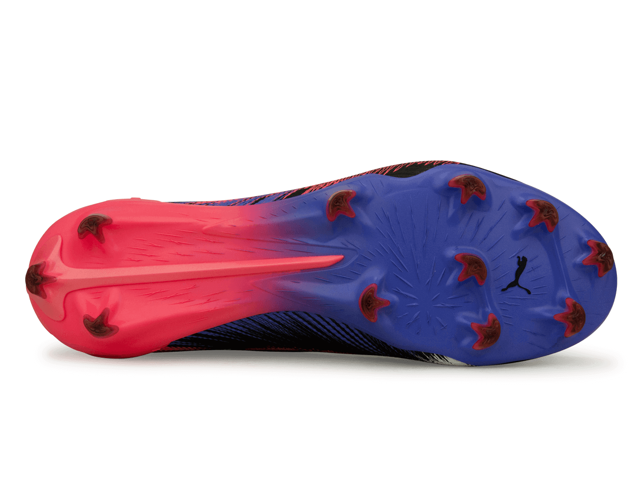 PUMA Men's Ultra 5 Ultimate F1 FG Black/Sunset Glow