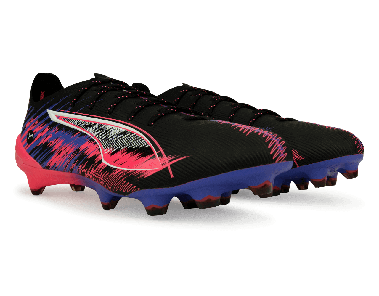 PUMA Men's Ultra 5 Ultimate F1 FG Black/Sunset Glow