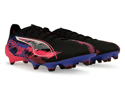 PUMA Men's Ultra 5 Ultimate F1 FG Black/Sunset Glow