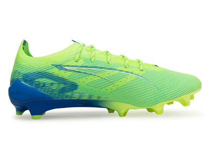 PUMA Men's Ultra 5 Ultimate FG/AG Fizzy Apple/Puma White