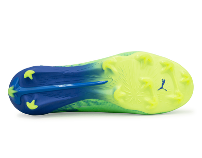 PUMA Men's Ultra 5 Ultimate FG/AG Fizzy Apple/Puma White