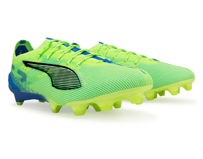 PUMA Men's Ultra 5 Ultimate FG/AG Fizzy Apple/Puma White
