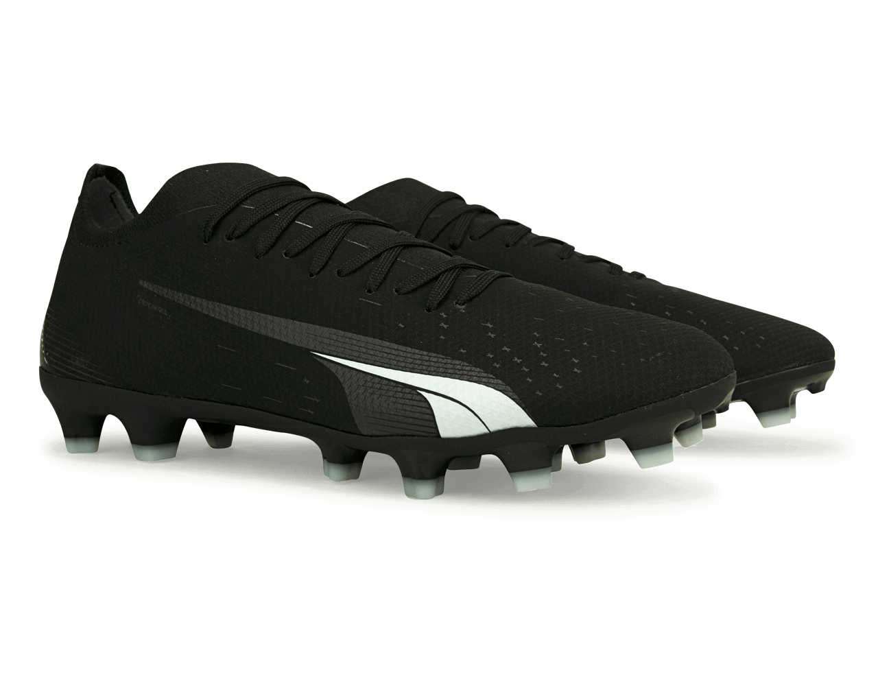 PUMA Men's Ultra Match FG/AG Black/White