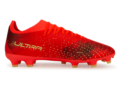 PUMA Men's Ultra Match FG/AG Coral/Black