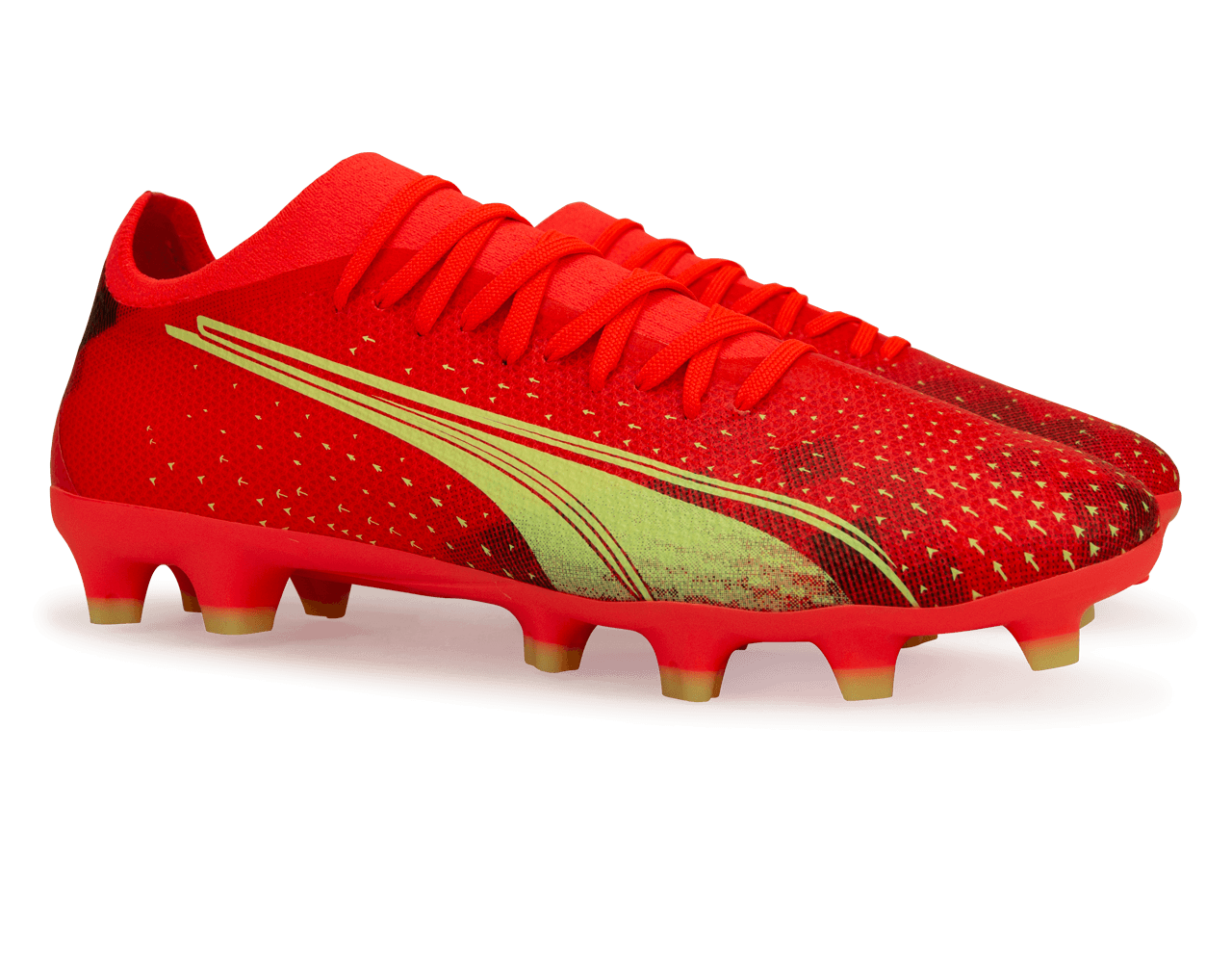 PUMA Men's Ultra Match FG/AG Coral/Black