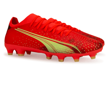 PUMA Men's Ultra Match FG/AG Coral/Black
