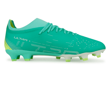 PUMA Men's Ultra Match FG/AG Pepper Mint/Yellow