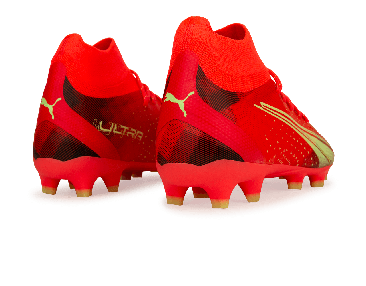 PUMA Men's Ultra Pro FG/AG Coral/Black