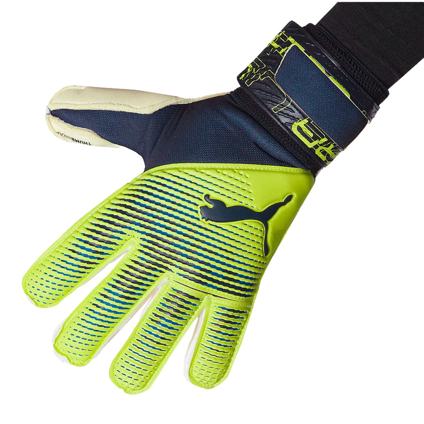 PUMA Men's Ultra Protect 2 RC Fingersave Goalkeeper Gloves Fizzy Light/Parisian Night