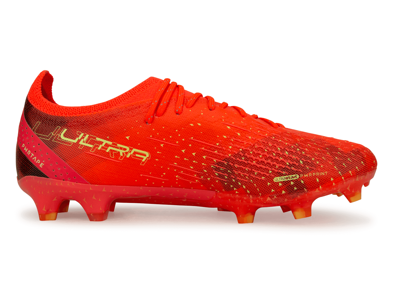 PUMA Men's Ultra Ultimate FG/AG Coral/Black