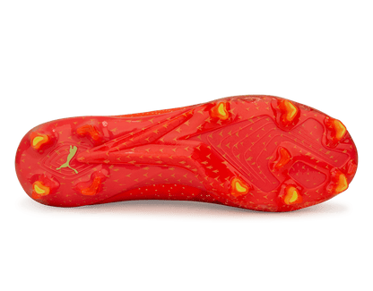 PUMA Men's Ultra Ultimate FG/AG Coral/Black