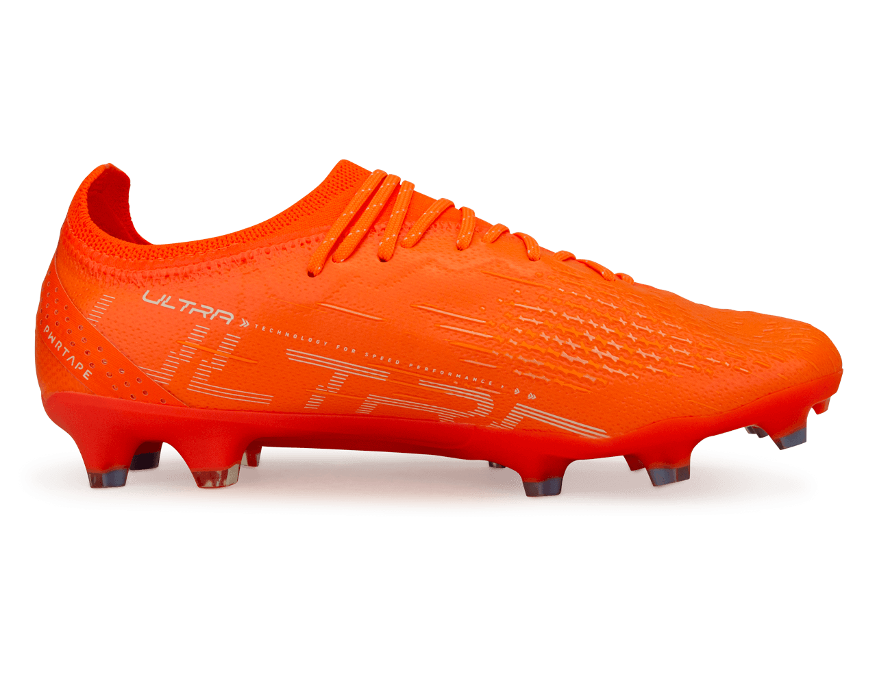 PUMA Men's Ultra Ultimate FG/AG Orange/Blue Glimmer