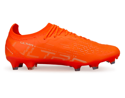 PUMA Men's Ultra Ultimate FG/AG Orange/Blue Glimmer
