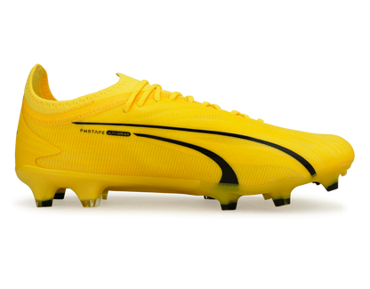PUMA Men's Ultra Ultimate FG/AG Yellow Blaze/Black