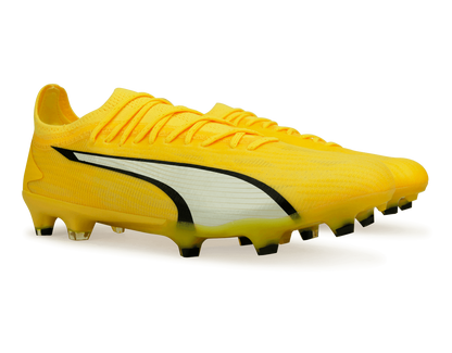 PUMA Men's Ultra Ultimate FG/AG Yellow Blaze/Black