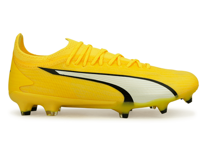 PUMA Men's Ultra Ultimate FG/AG Yellow Blaze/Black