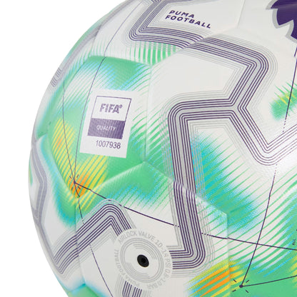 PUMA Orbita Match Premier League Thrill Ball White/Aqua/Blue