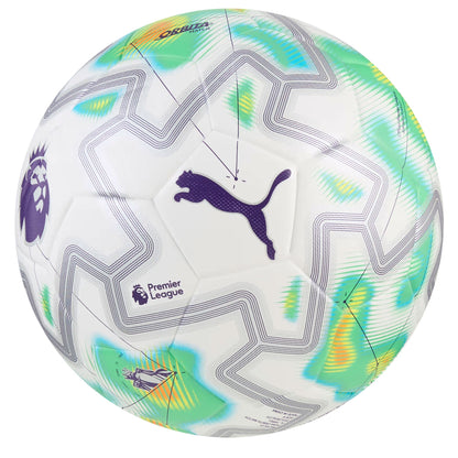 PUMA Orbita Match Premier League Thrill Ball White/Aqua/Blue