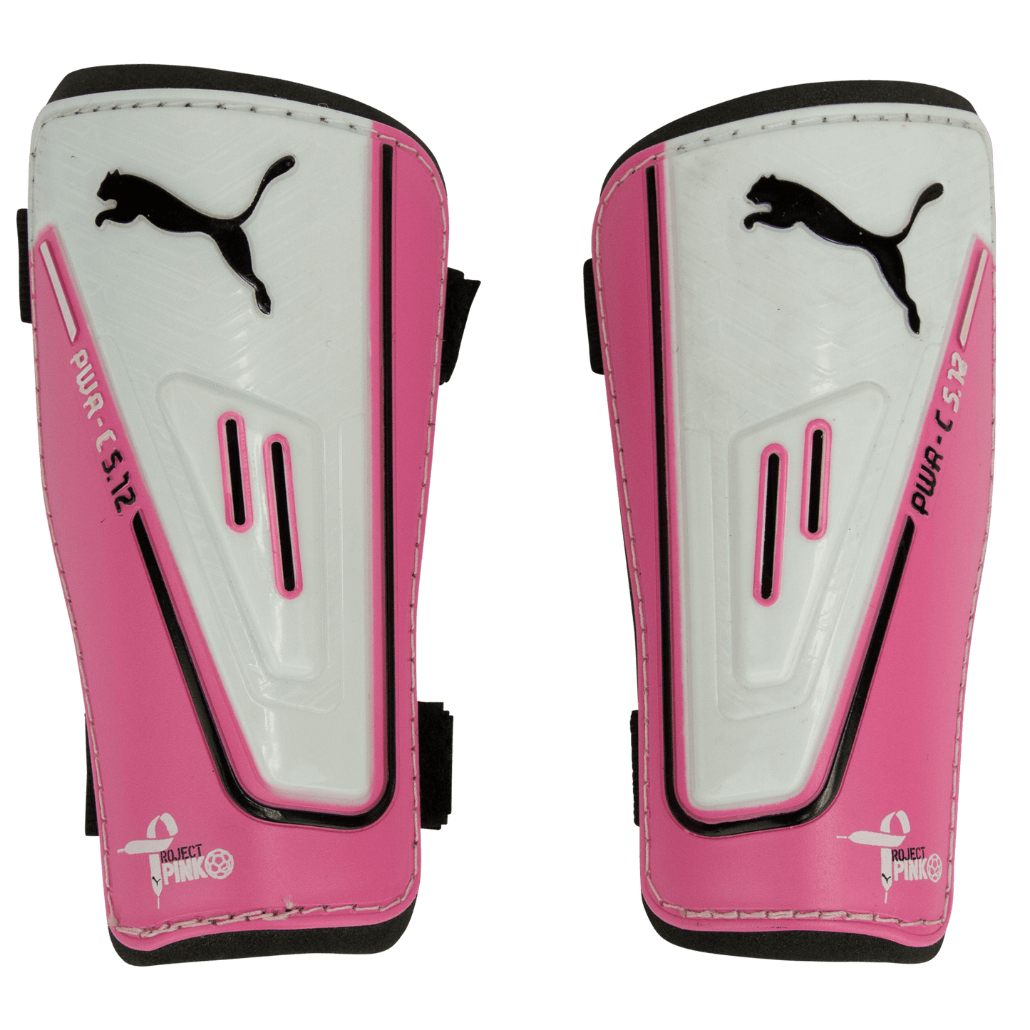 PUMA Project Pink PowerCat 5.12 Pro Shin Guards Pink/Black