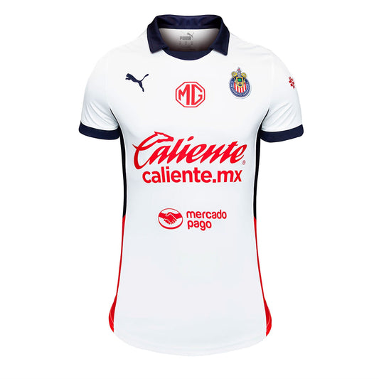 PUMA Women's Chivas De Guadalajara 2024/25 Away Jersey White/Red