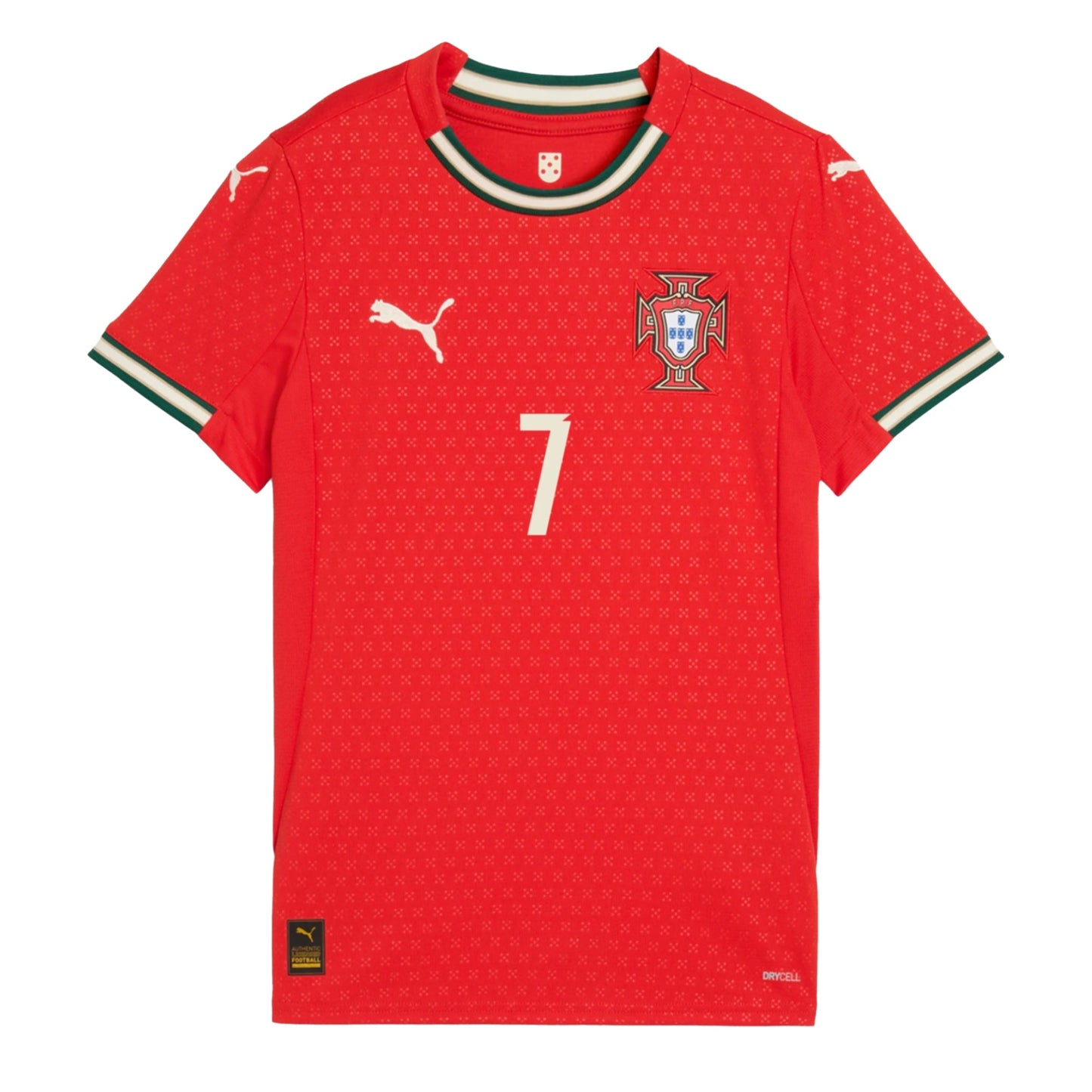 PUMA Women's Portugal 2025/26 Home Jersey w/ Ronaldo #7 Printing