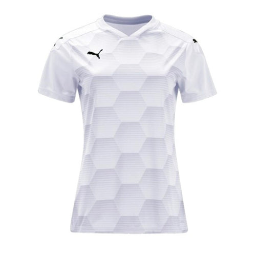 PUMA Women's Team Final 2021 Graphic Jersey White