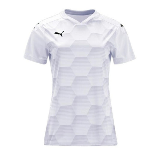 PUMA Women's Team Final 2021 Graphic Jersey White