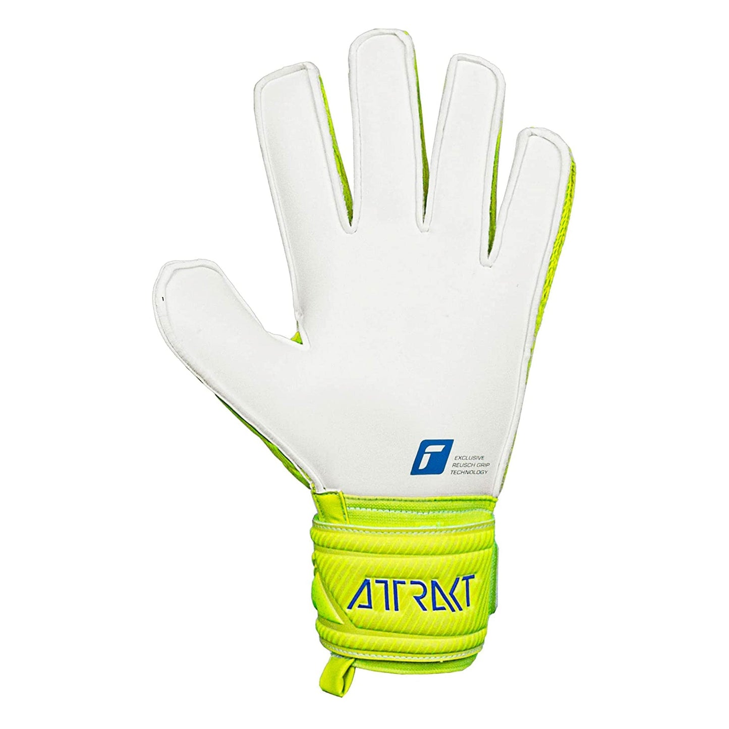Reusch Kids Attrakt Grip Goalkeeper Gloves Yellow/White